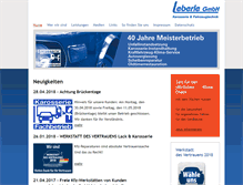 Tablet Screenshot of leberle-gmbh.de